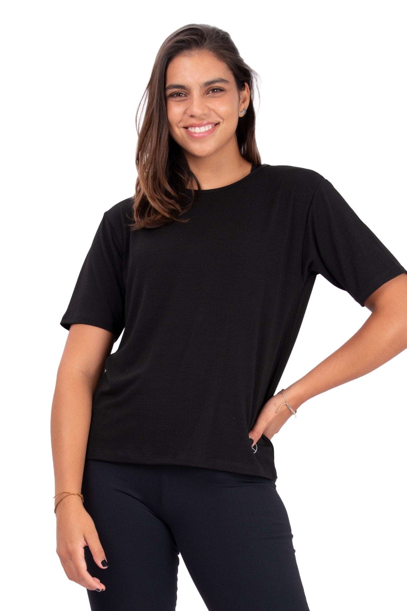 Polo open black