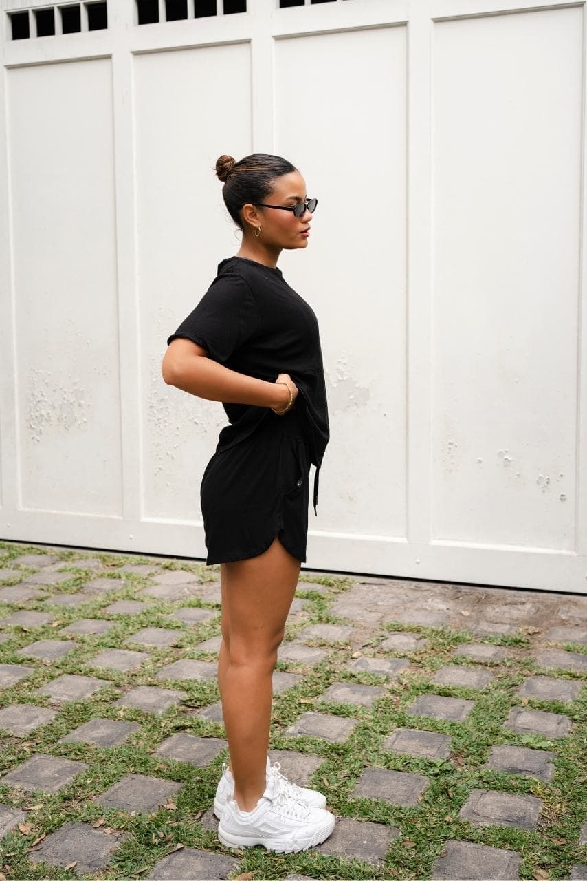 SET COMFORT BLACK (SHORT Y POLO)