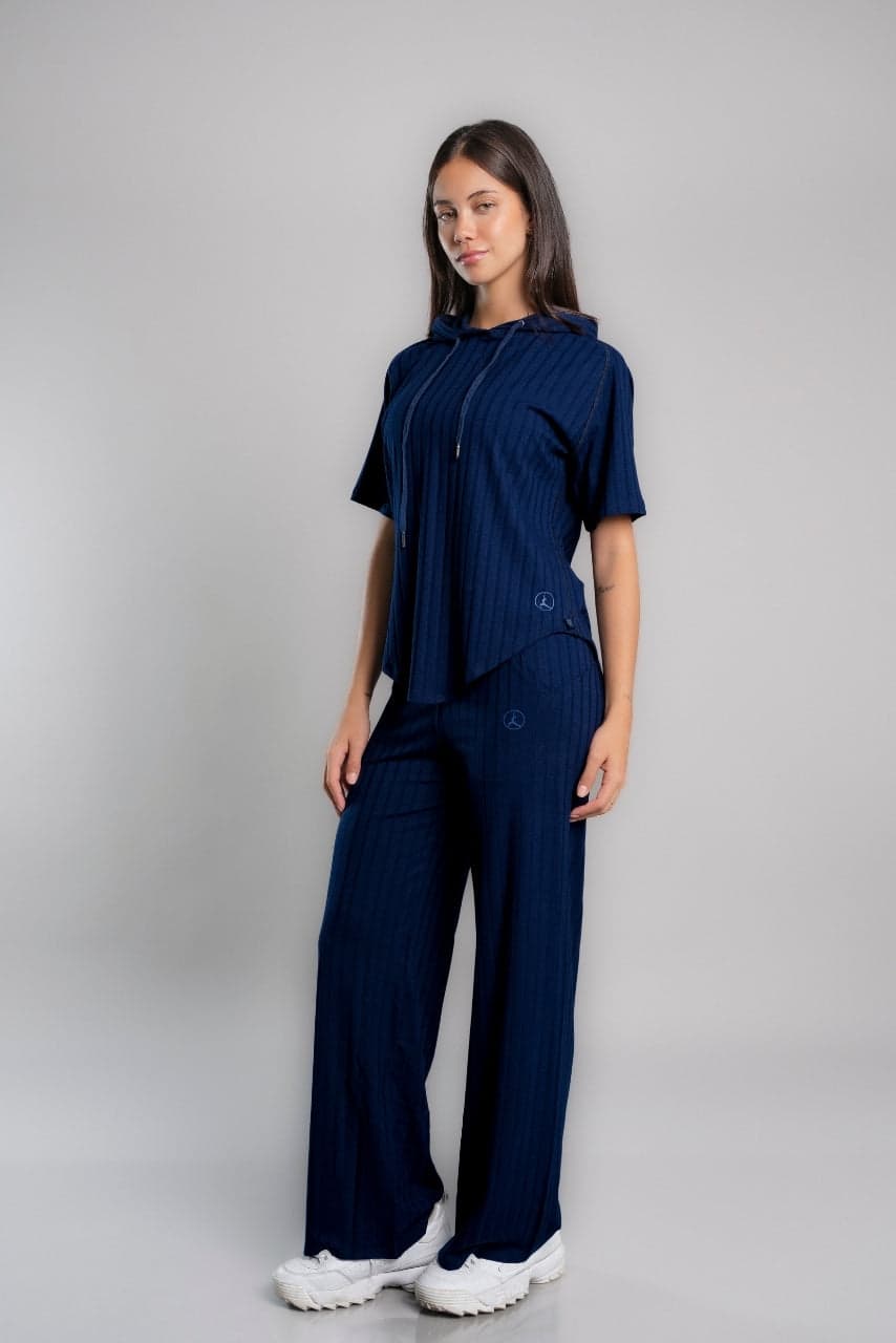 SET AGORA AZUL MARINO (POLERA + PALAZZO)