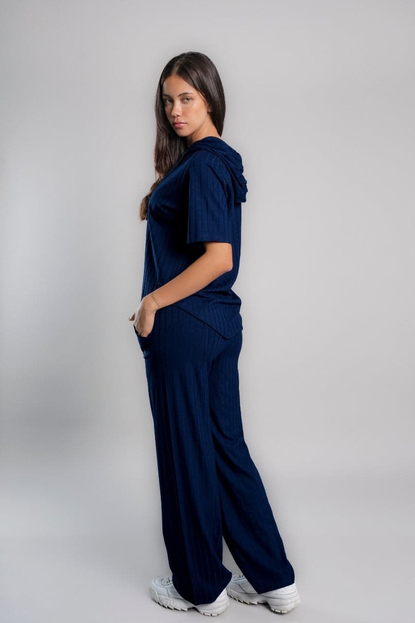 SET AGORA AZUL MARINO (POLERA + PALAZZO)
