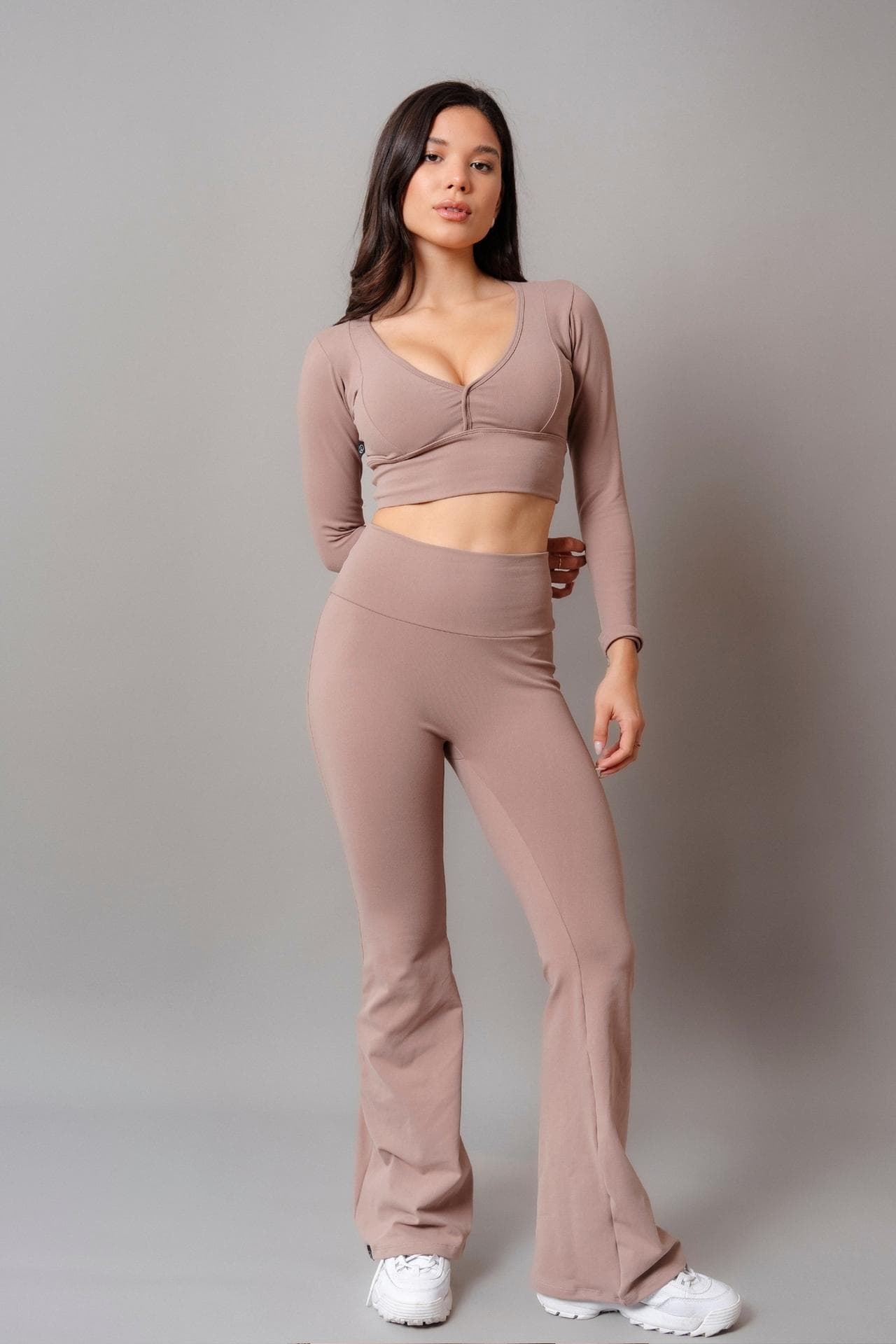 SET SPORTY CACAO (TOP + FLARE)