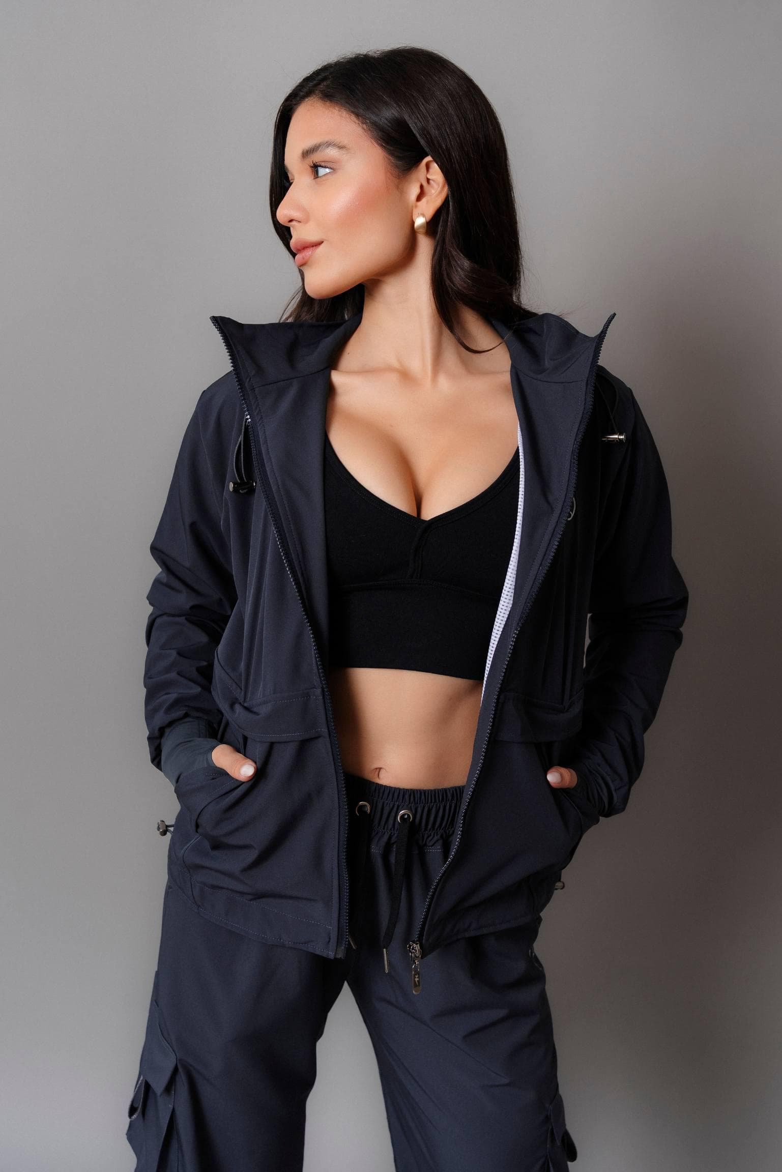 SET OVERTRIP GRIS OSCURO (CASACA + CARGO)