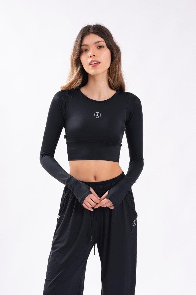 TOP LONG YOGA BLACK