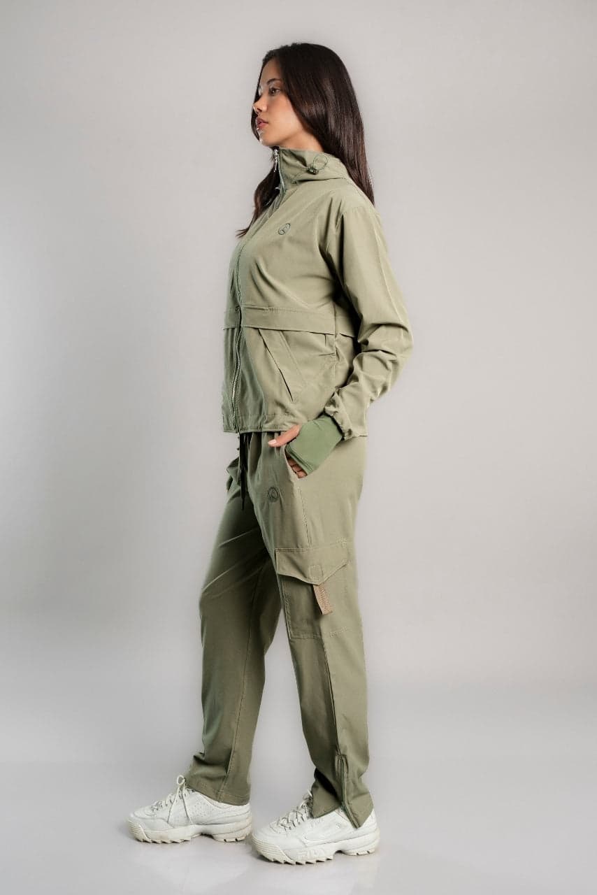 SET OVERTRIP PRO OLIVO (CASACA + CARGO)