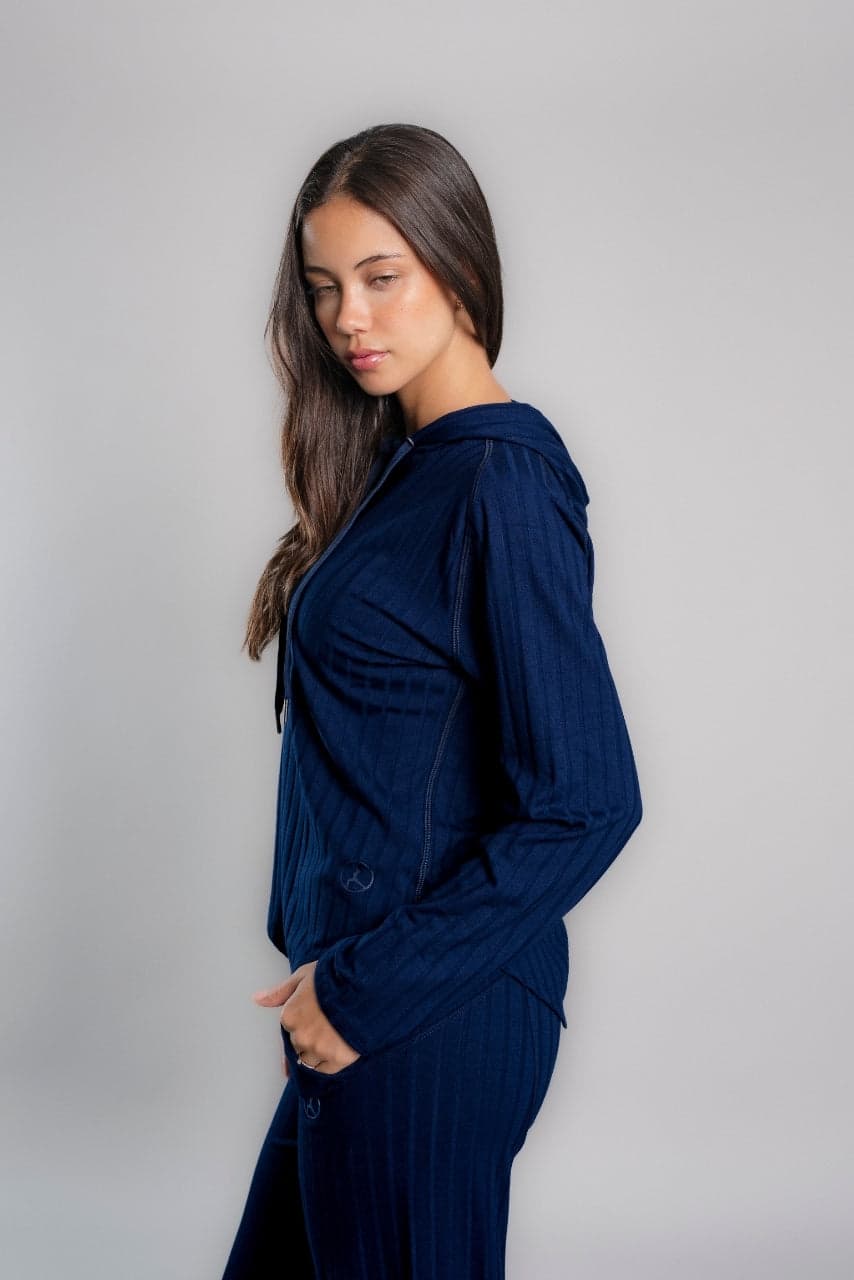 SET AGORA AZUL MARINO (POLERA + PALAZZO)