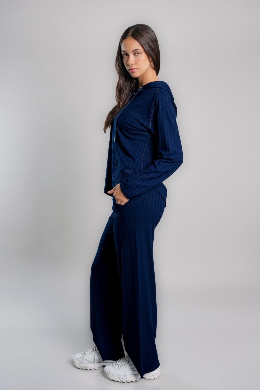 SET AGORA AZUL MARINO (POLERA + PALAZZO)