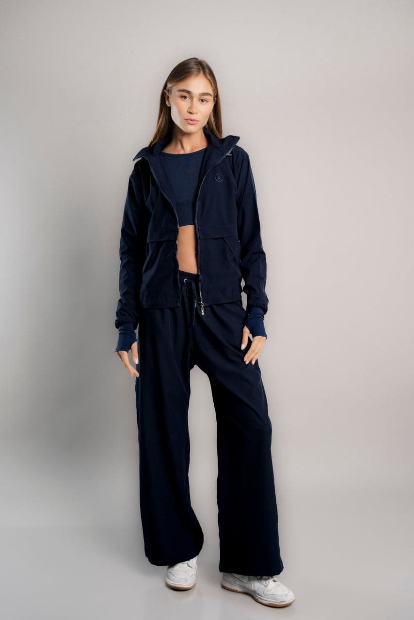 SET OVERTRIP AIR AZUL MARINO (CASACA + PALAZZO)