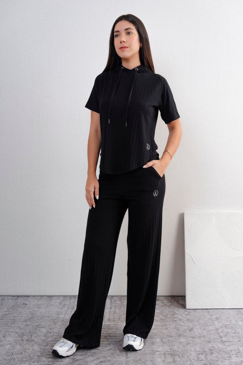 Pack Negro agora: Palazzo + Polera agora + Polo agora