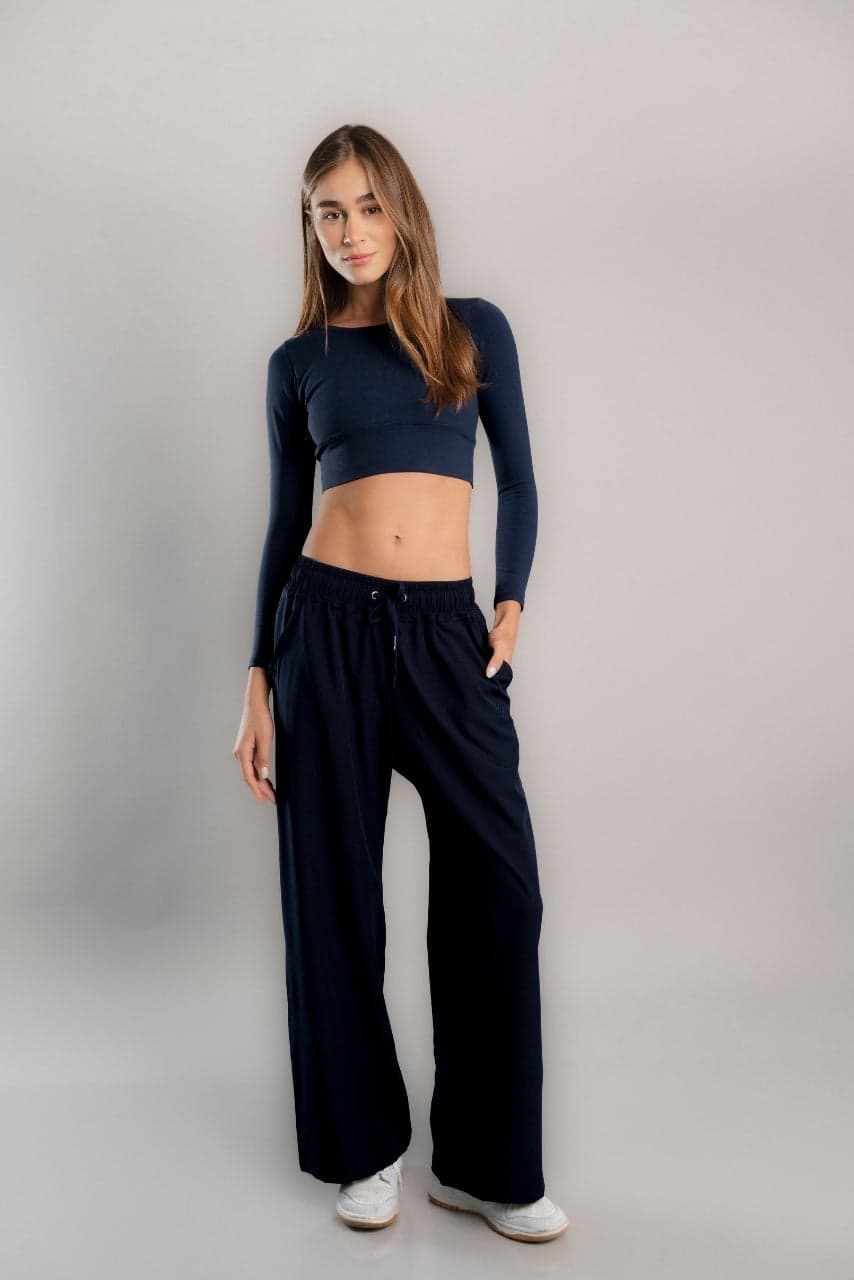 SET OVERTRIP AIR AZUL MARINO (CASACA + PALAZZO)