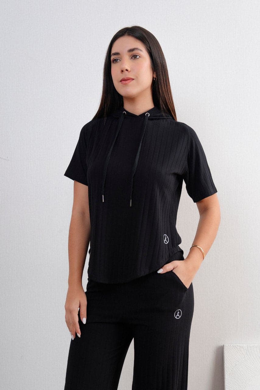 Pack Negro agora: Palazzo + Polera agora + Polo agora