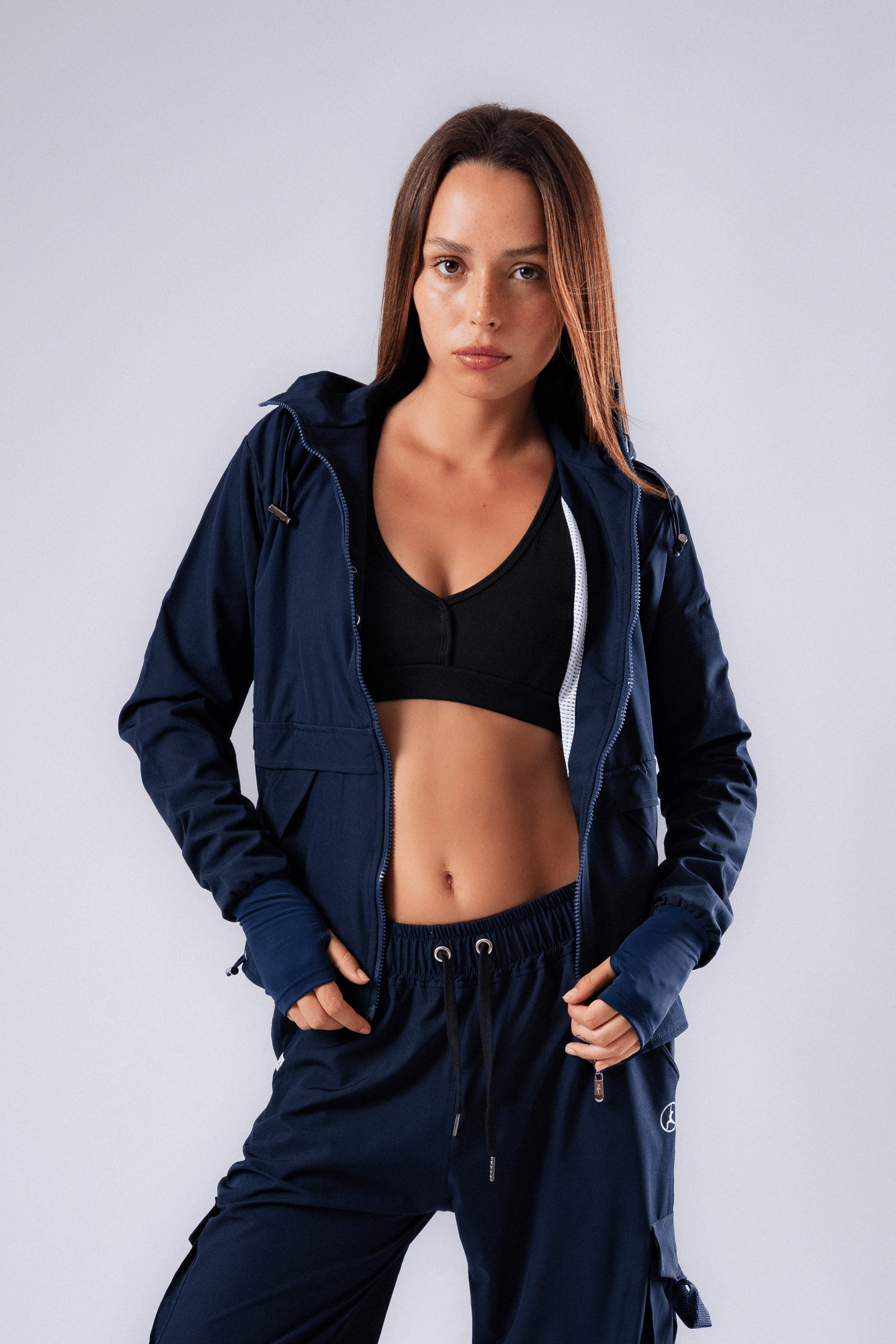 CASACA CORTAVIENTO OVERTRIP AZUL MARINO