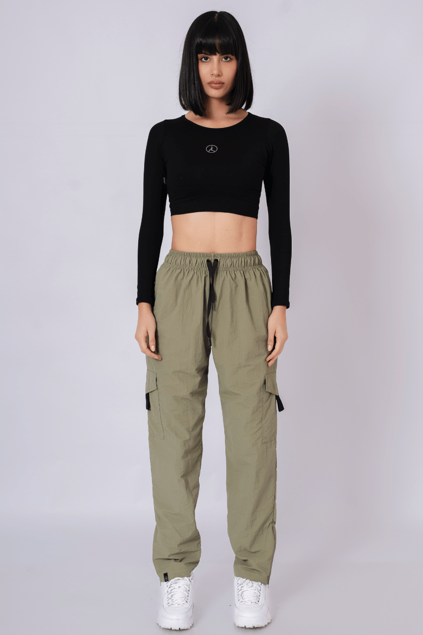 PANTALON CARGO ADVENTURE VERDE OLIVO OSCURO