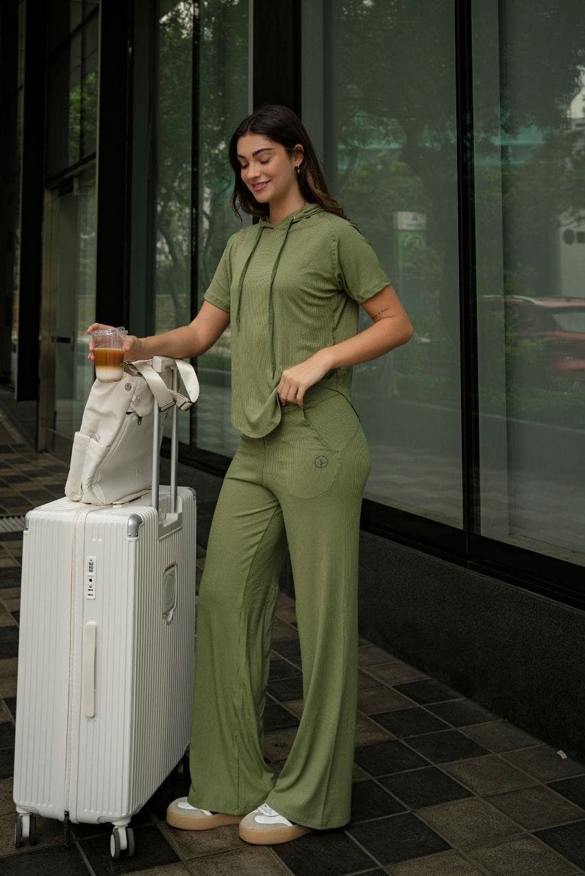 SET AGORA VERDE OLIVO (POLO + PALAZZO)