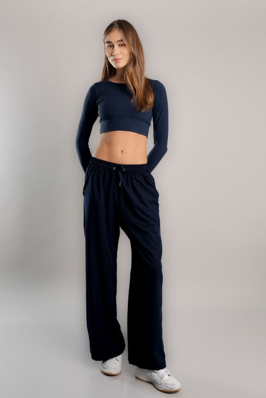 SET OVERTRIP AIR AZUL MARINO (CASACA + PALAZZO)