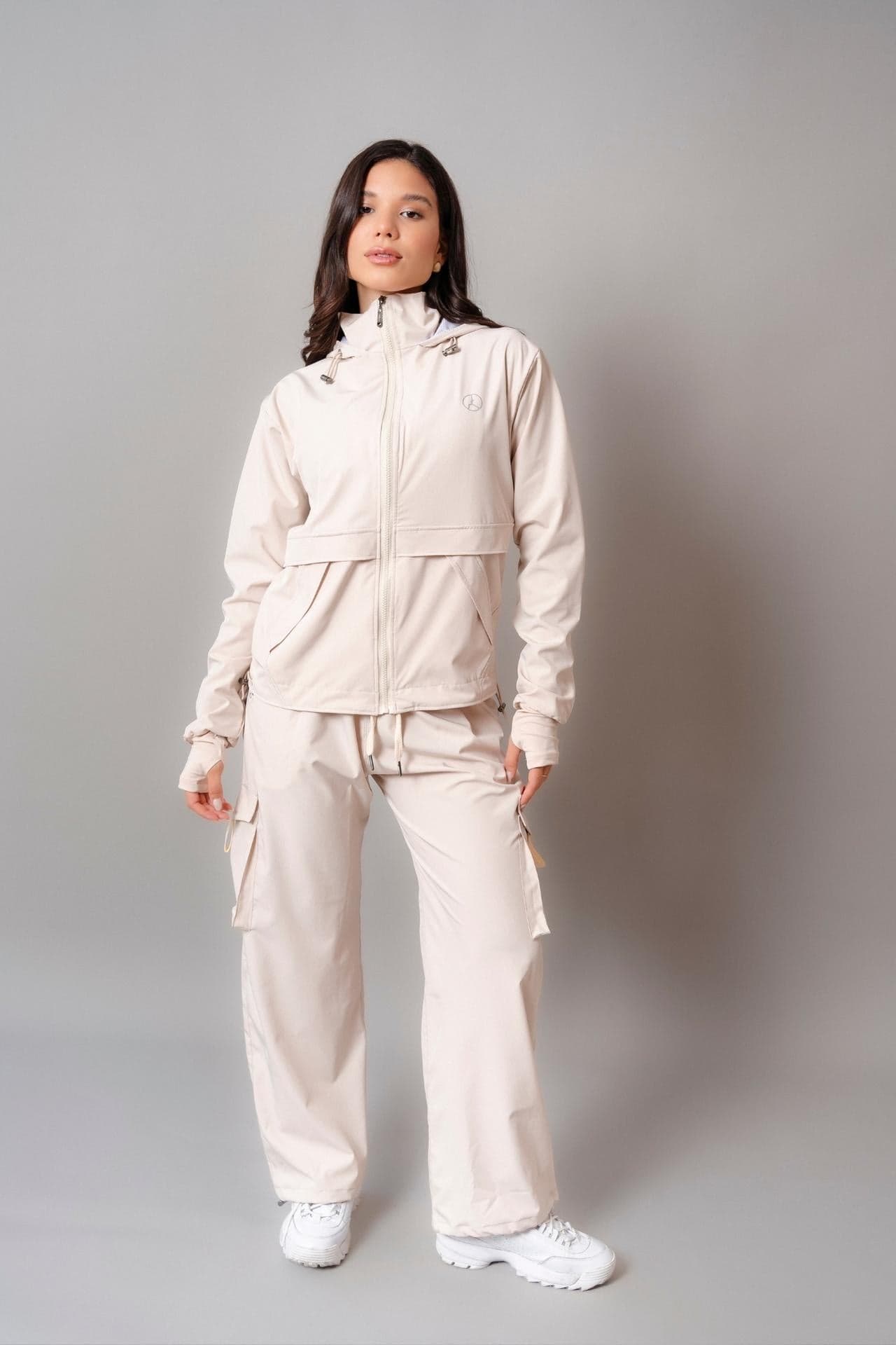 CASACA CORTAVIENTO OVERTRIP NUDE