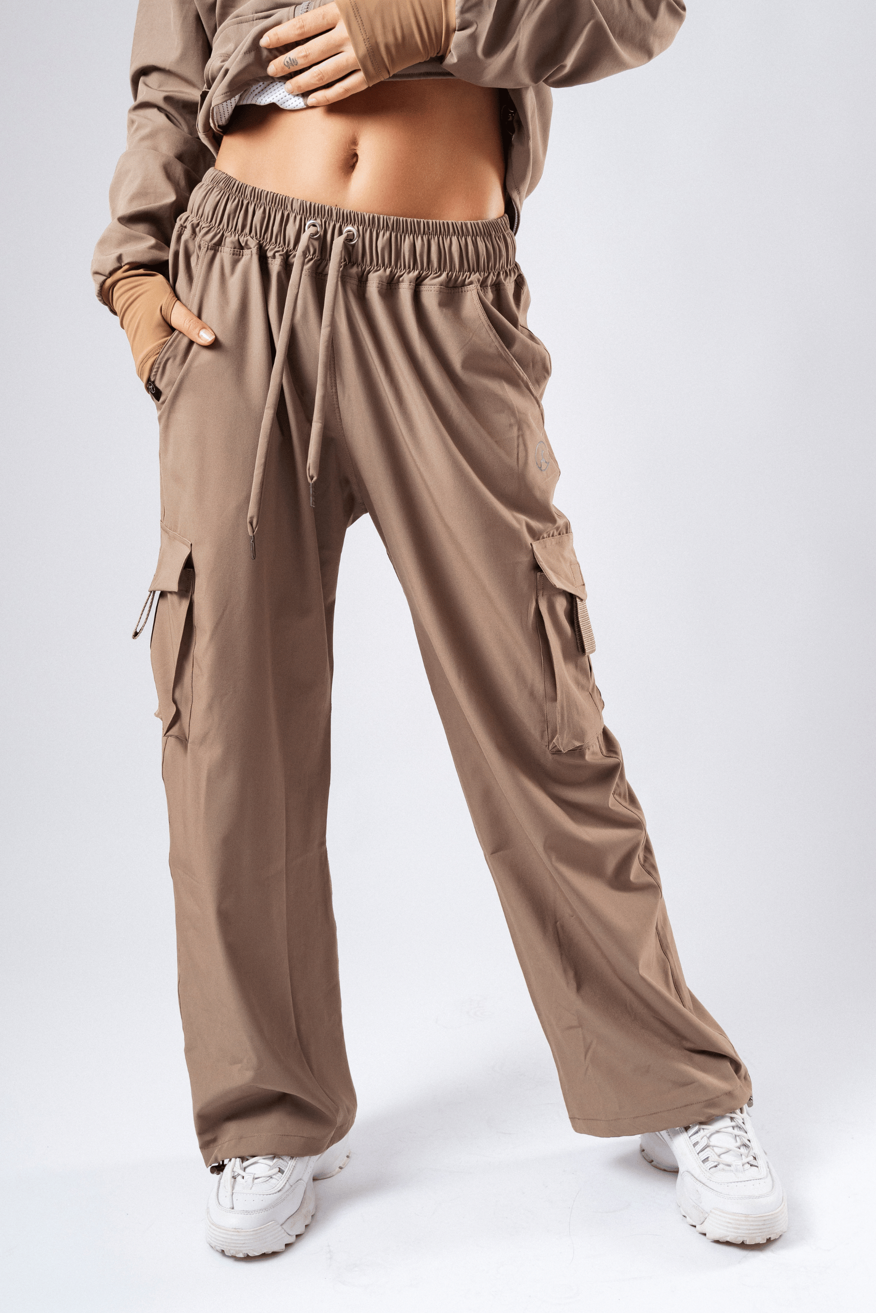 Pack Capuccino: 01 set overtrip + 01 set agora (casaca, cargo, polera y palazzo)