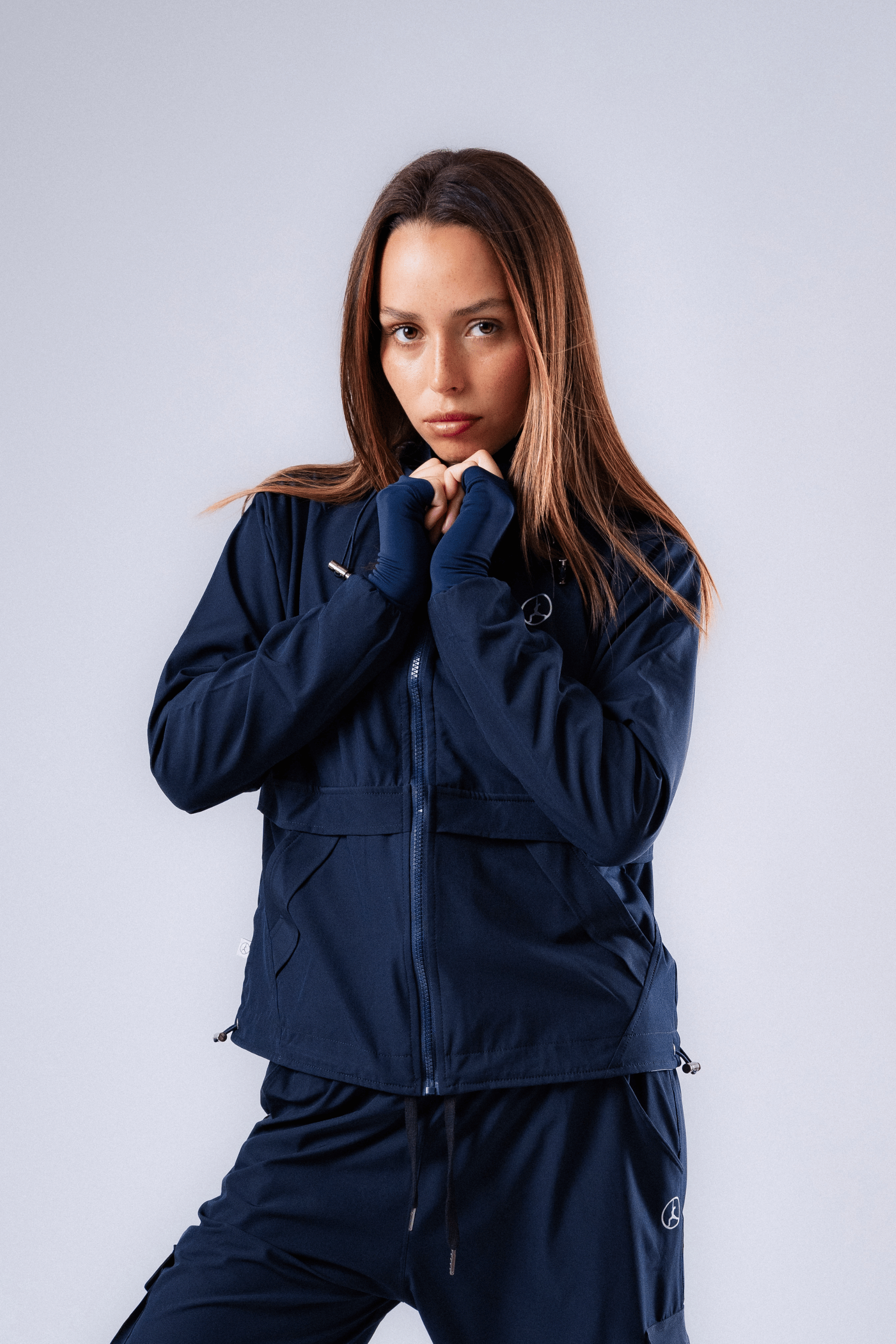 Pack Azul Marino: 01 set overtrip + 01 polo comfort (casaca, cargo, polo)