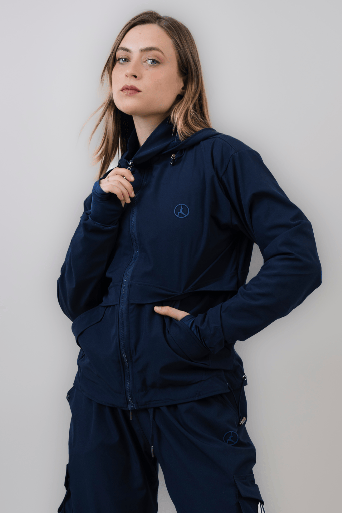 Pack Azul Marino: 01 set overtrip + 01 polo comfort (casaca, cargo, polo)