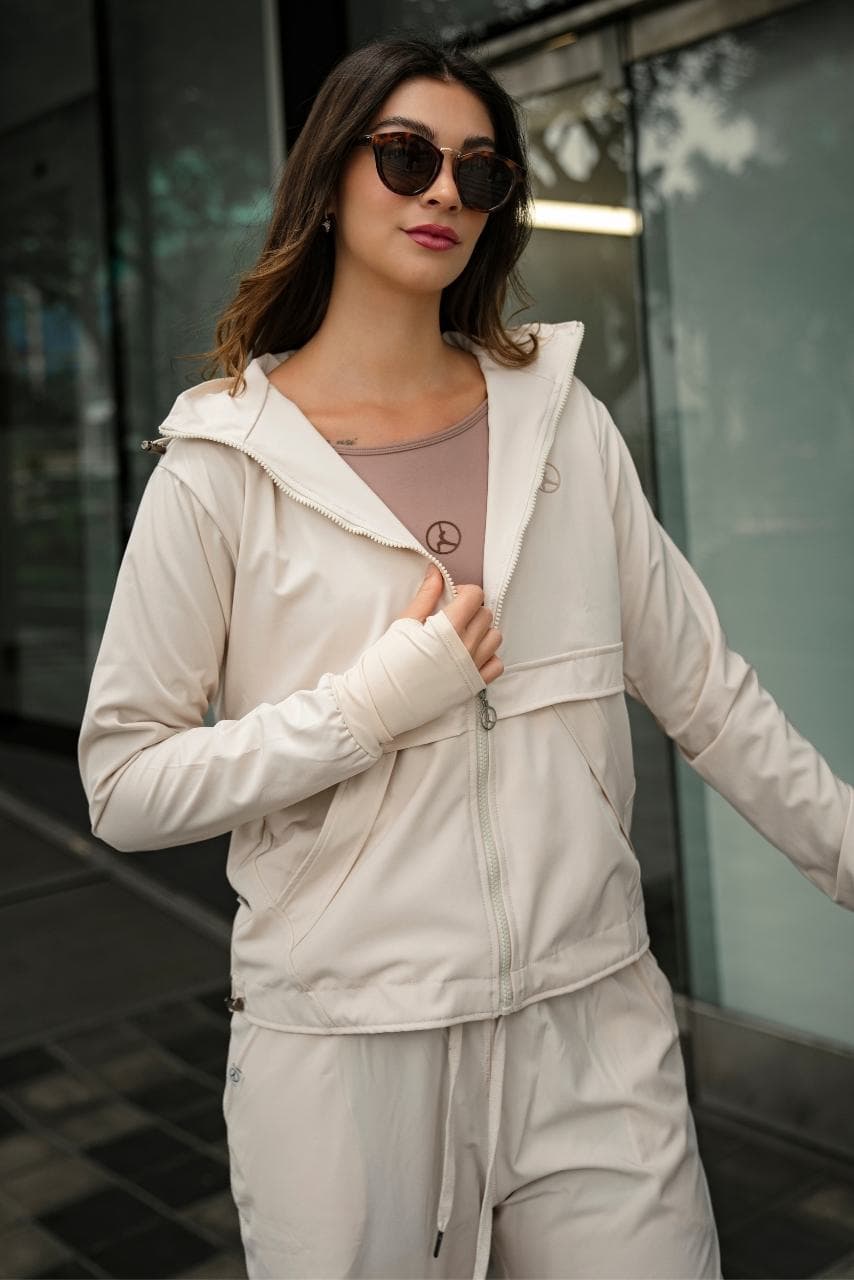 CASACA CORTAVIENTO OVERTRIP NUDE