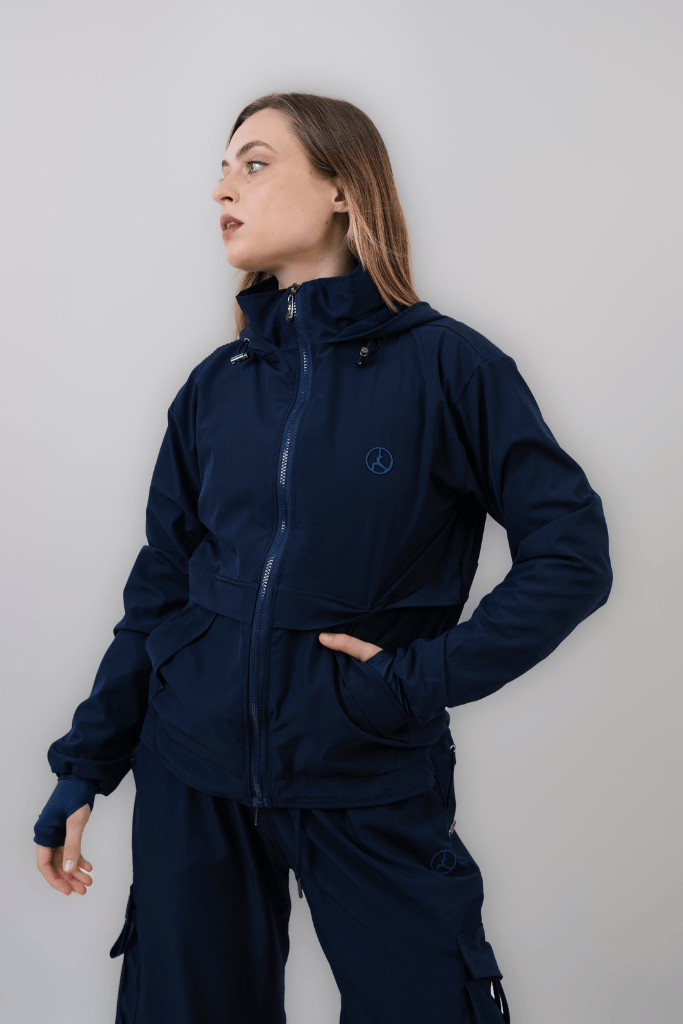 Pack Azul Marino: 01 set overtrip + 01 polo comfort (casaca, cargo, polo)