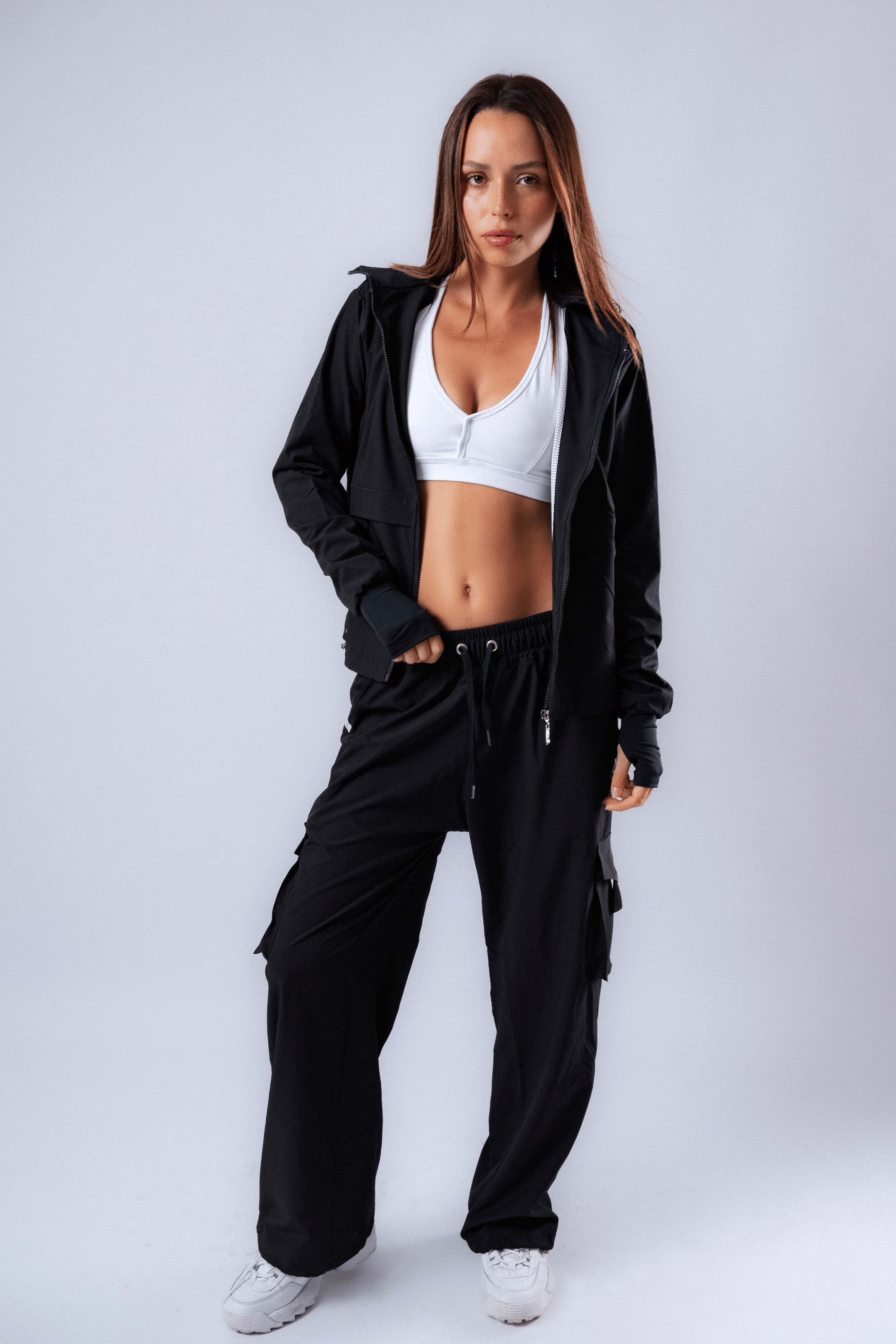 SET OVERTRIP NEGRO (CASACA + CARGO)