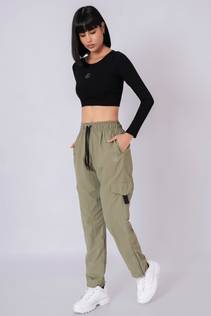PANTALON CARGO ADVENTURE VERDE OLIVO OSCURO