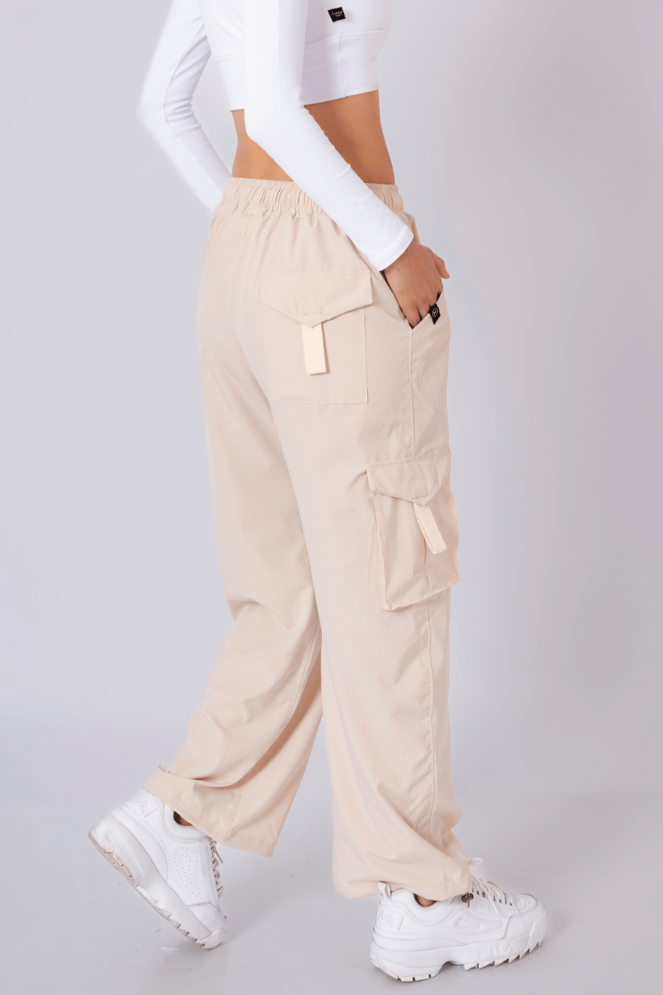 CARGO OVER PANT NUDE