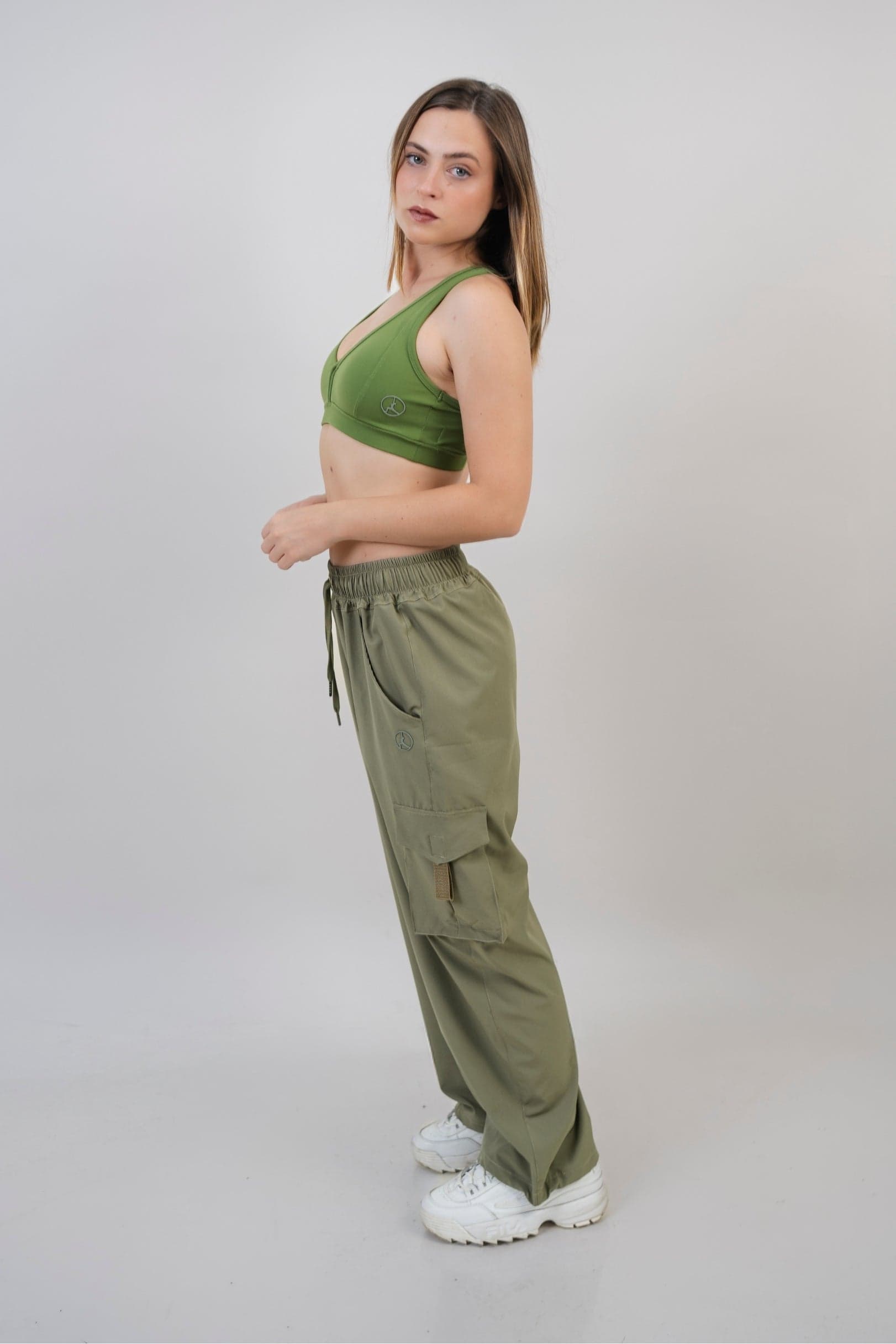 Pack Olivo: 01 set overtrip + 01 set agora (casaca, cargo, polera y palazzo)