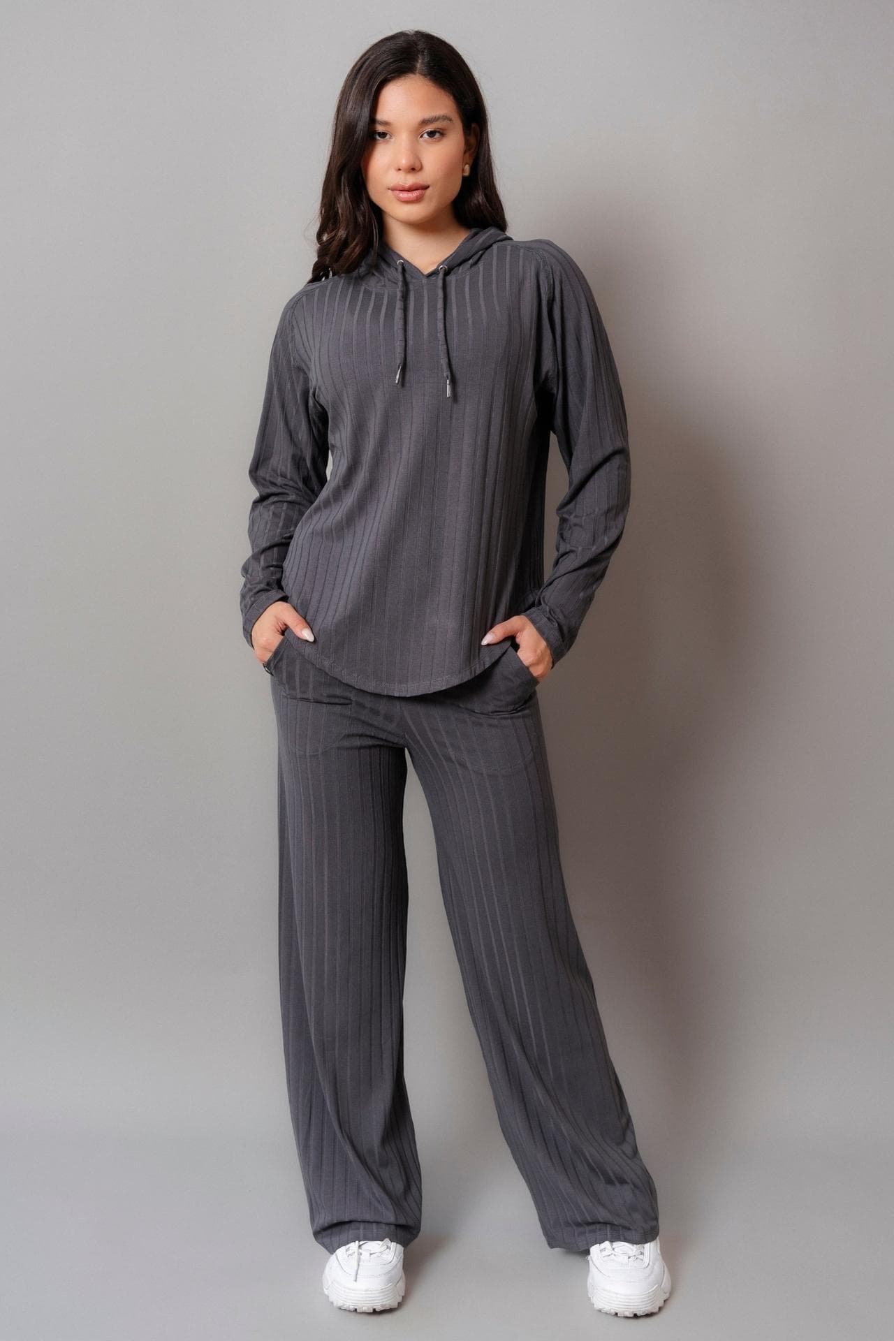 Pack Gris Agora: Palazzo + Polera Agora + Polo Agora