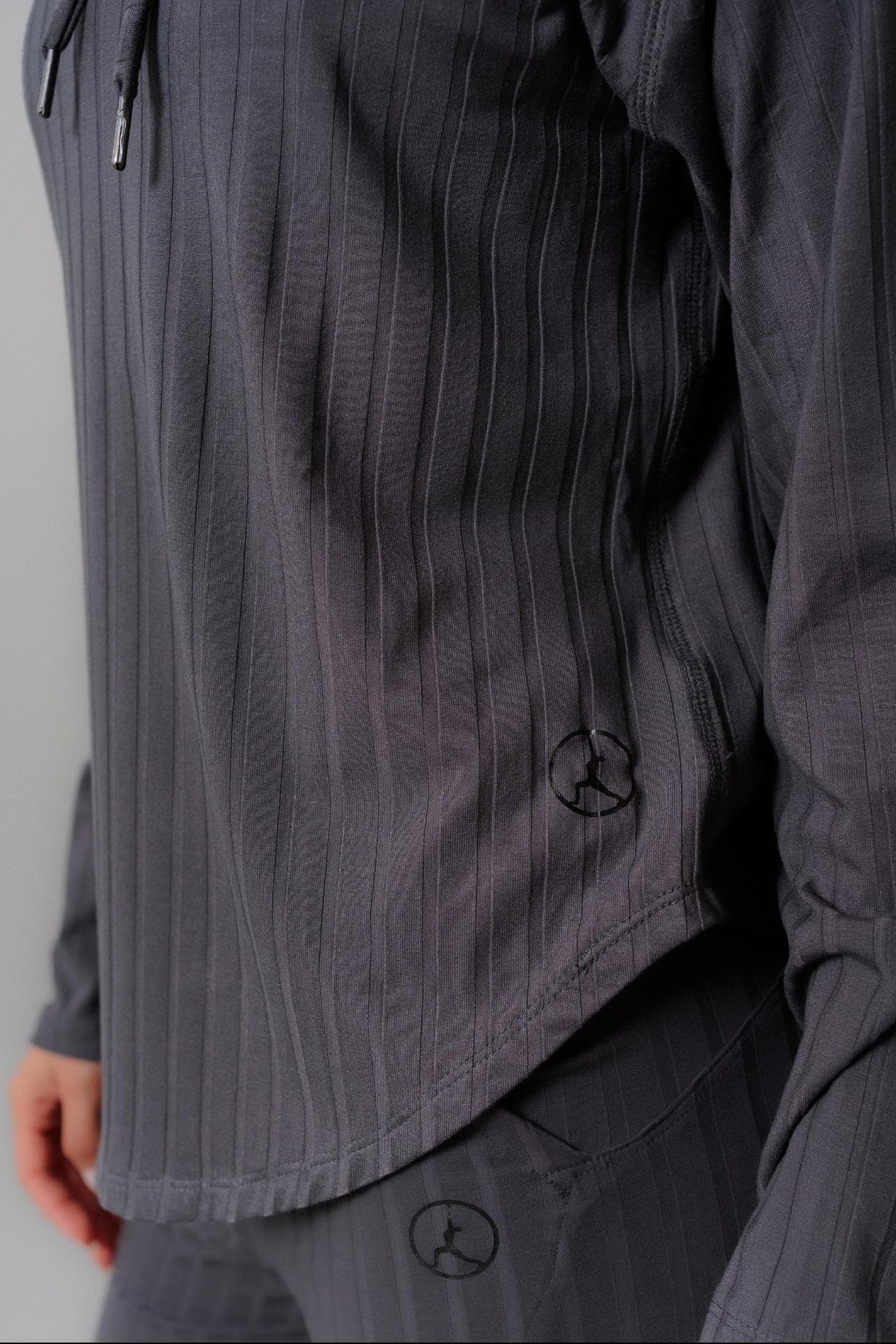 SET AGORA GRIS OSCURO (POLERA + PALAZZO)