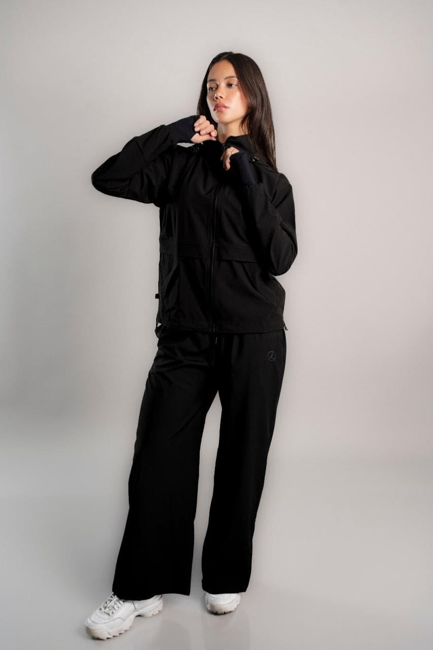 SET OVERTRIP AIR NEGRO (CASACA + PALAZZO)