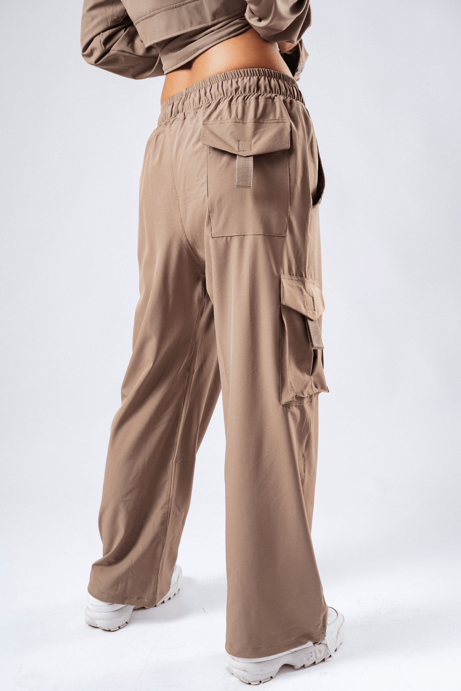 Pack Capuccino: 01 set overtrip + 01 set agora (casaca, cargo, polera y palazzo)