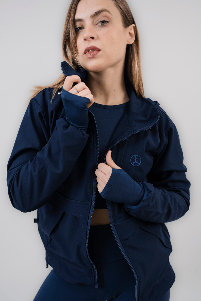 CASACA CORTAVIENTO OVERTRIP AZUL MARINO