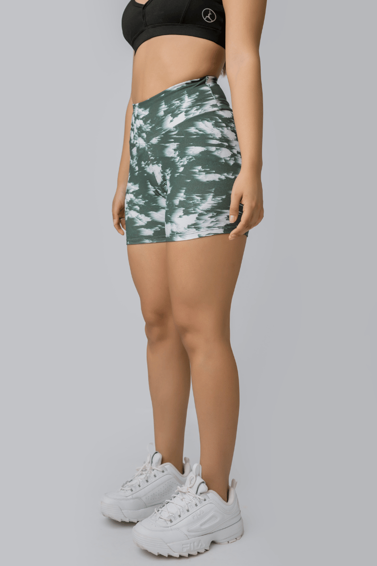 SHORT BASIC TIE DYE GREEN SUPLEX BR