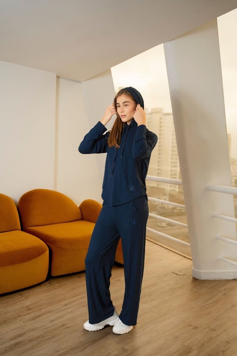 Pack Azul Marino Agora: Palazzo + Polera agora + Polo agora