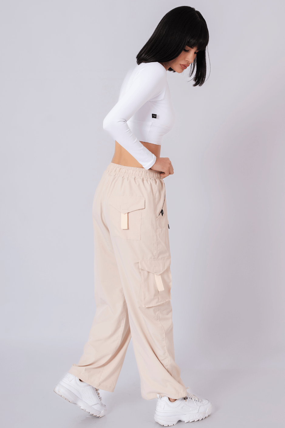 CARGO OVER PANT NUDE