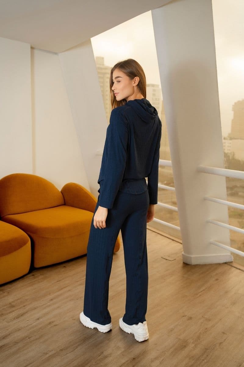 Pack Azul Marino Agora: Palazzo + Polera agora + Polo agora