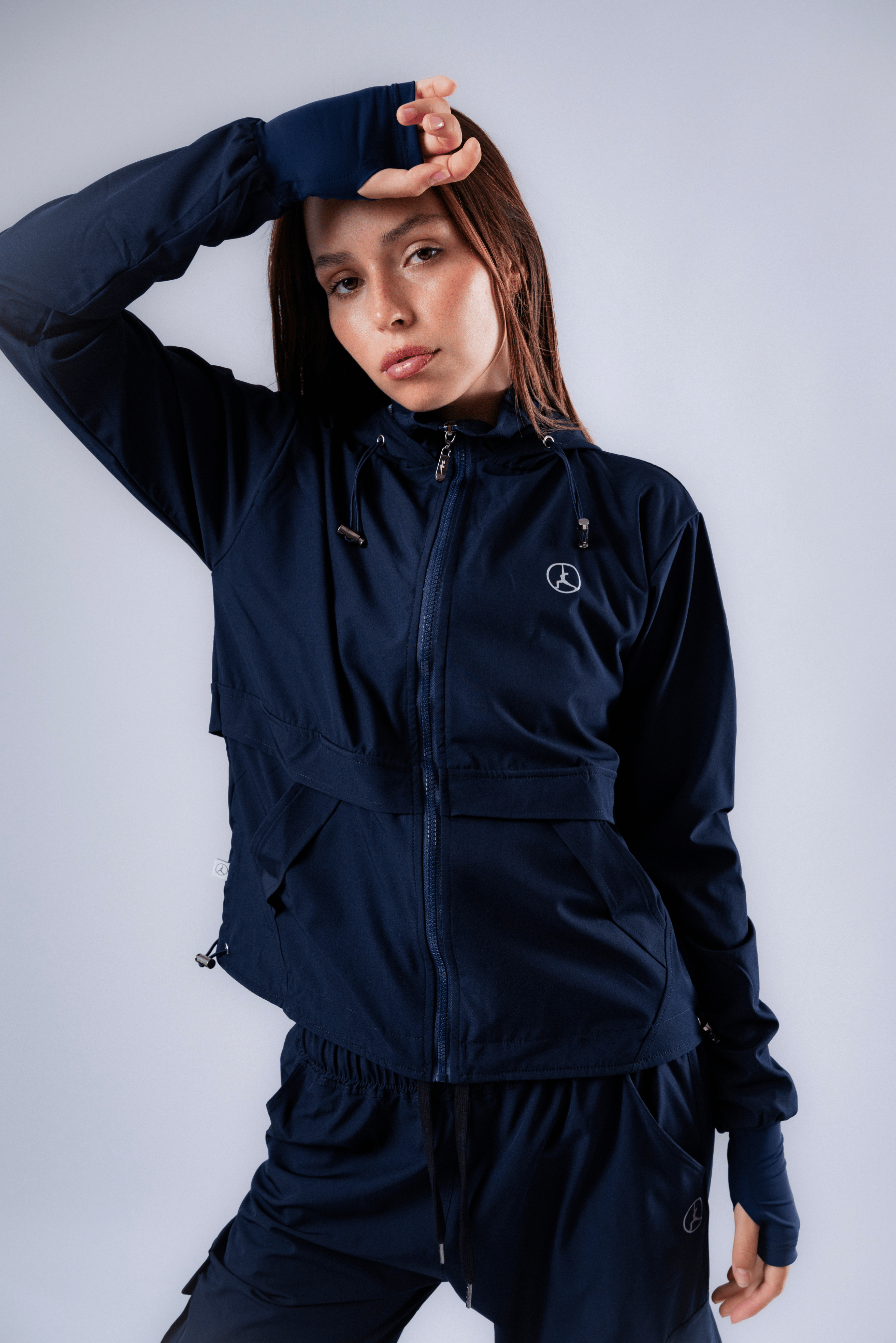 Pack Azul Marino: 01 set overtrip + 01 polo comfort (casaca, cargo, polo)