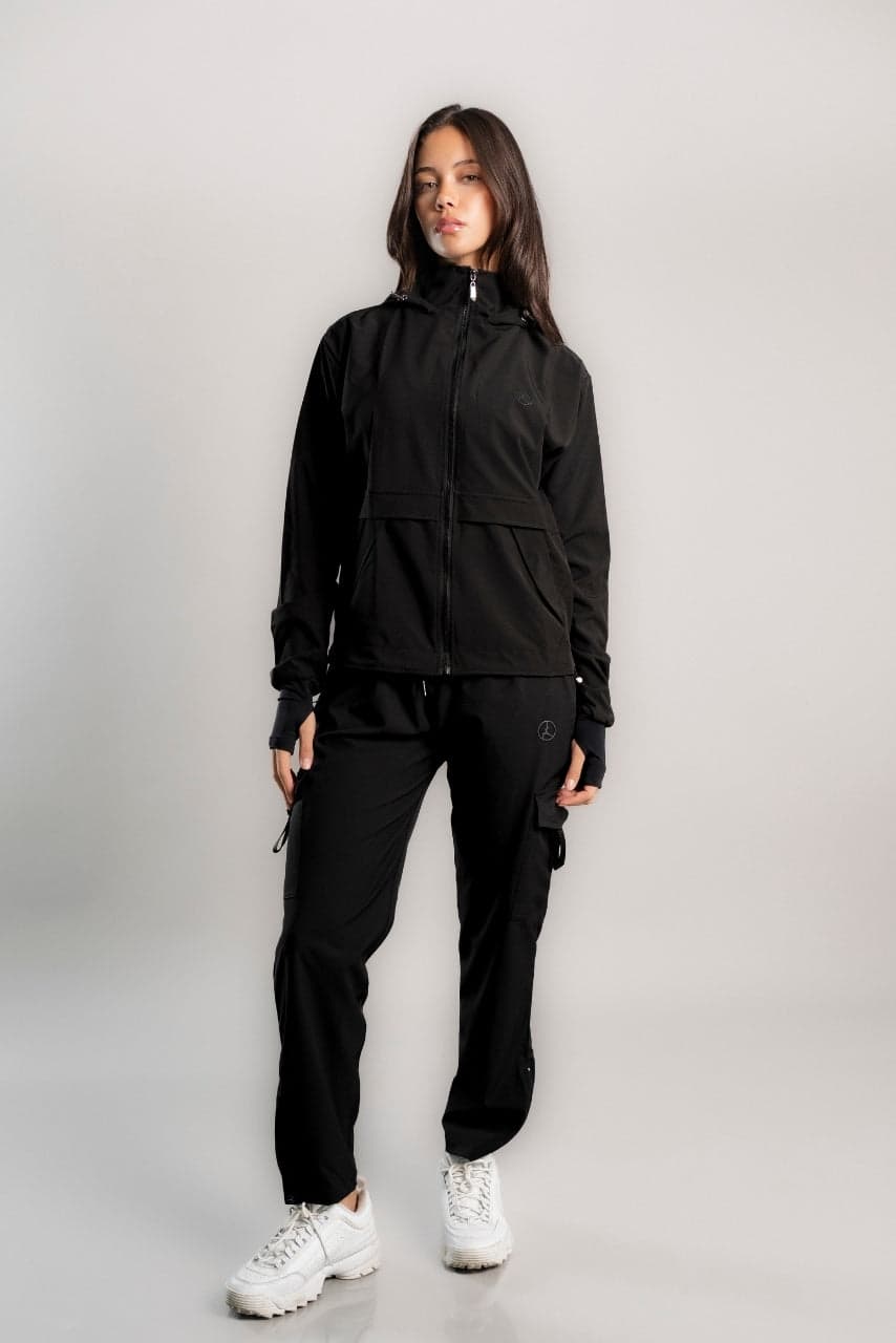 SET OVERTRIP PRO NEGRO (CASACA + CARGO)