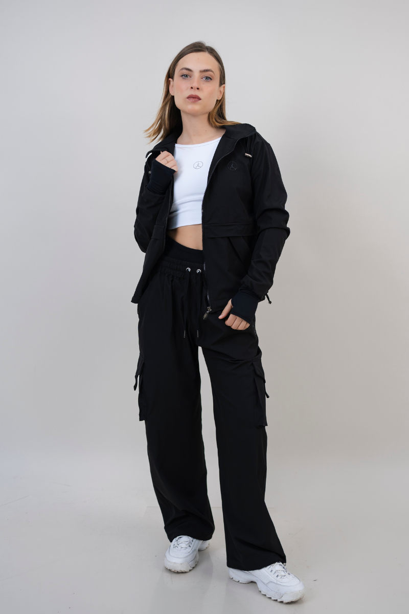 SET OVERTRIP NEGRO (CASACA + CARGO)