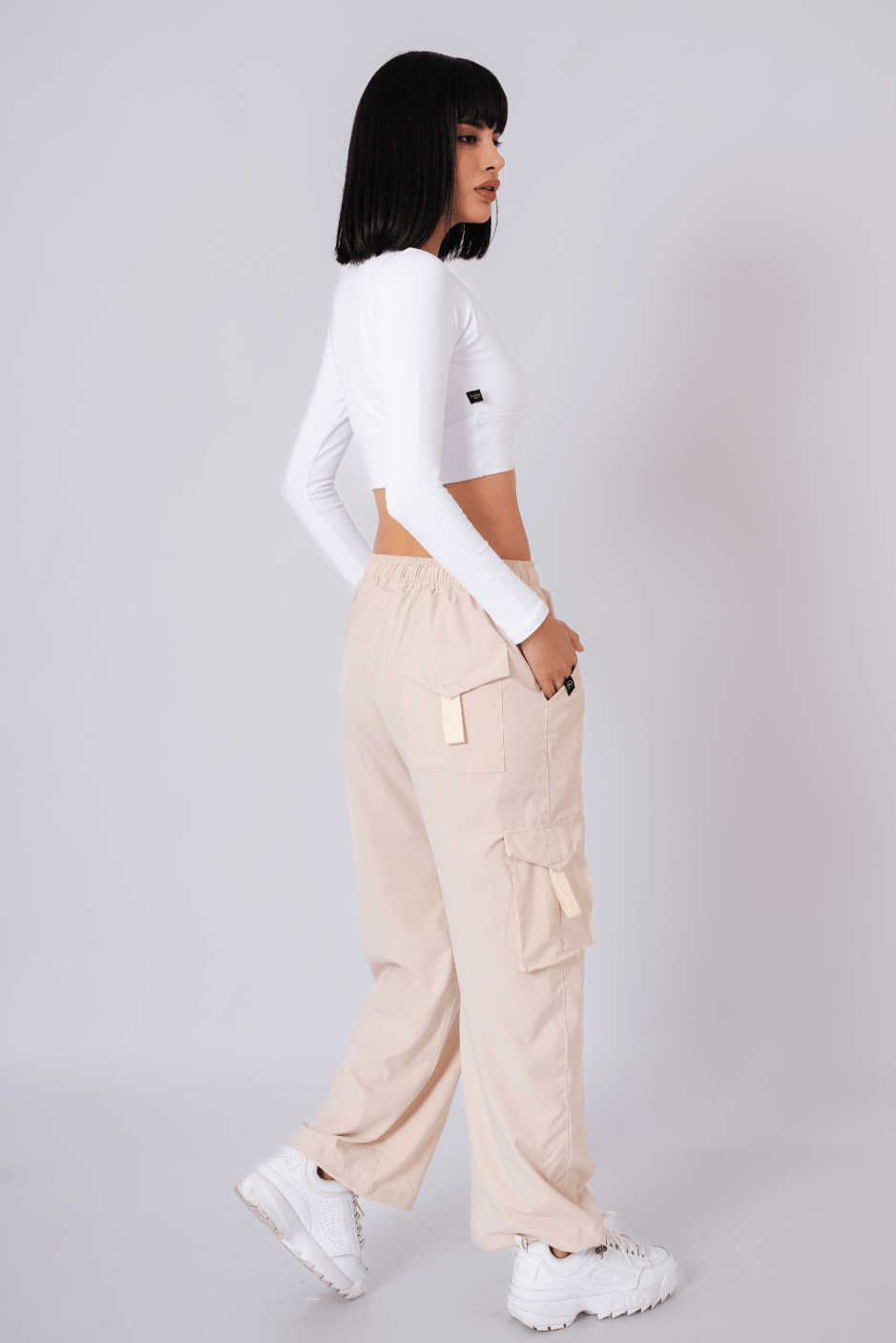 CARGO OVER PANT NUDE