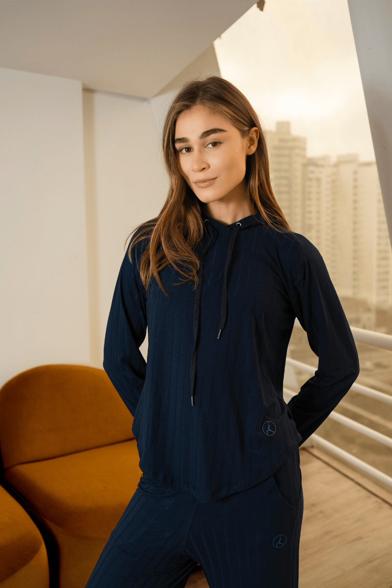 SET AGORA AZUL MARINO (POLERA + PALAZZO)