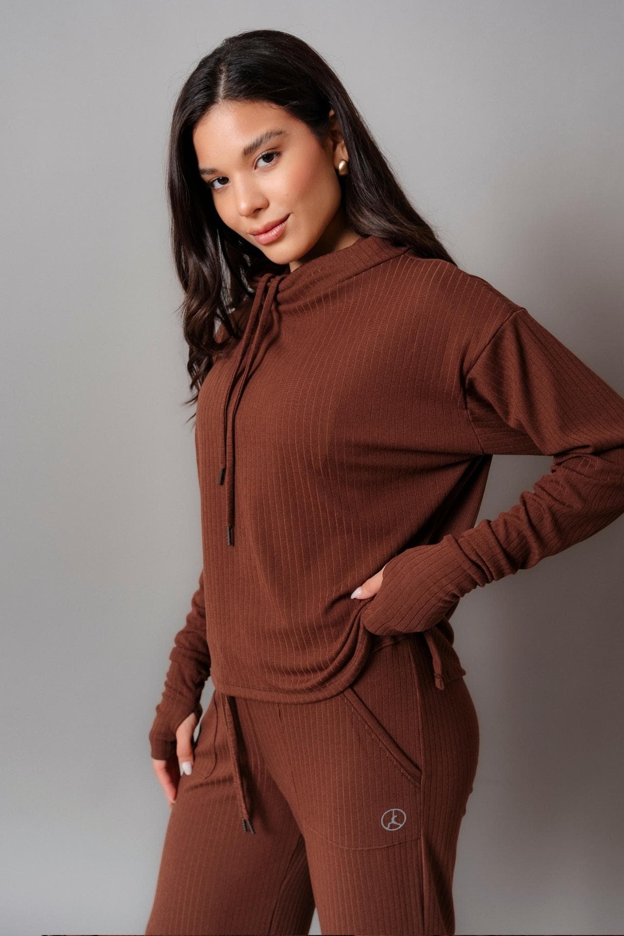 SET COMFY CHOCOLATE (POLERA + PALAZZO)