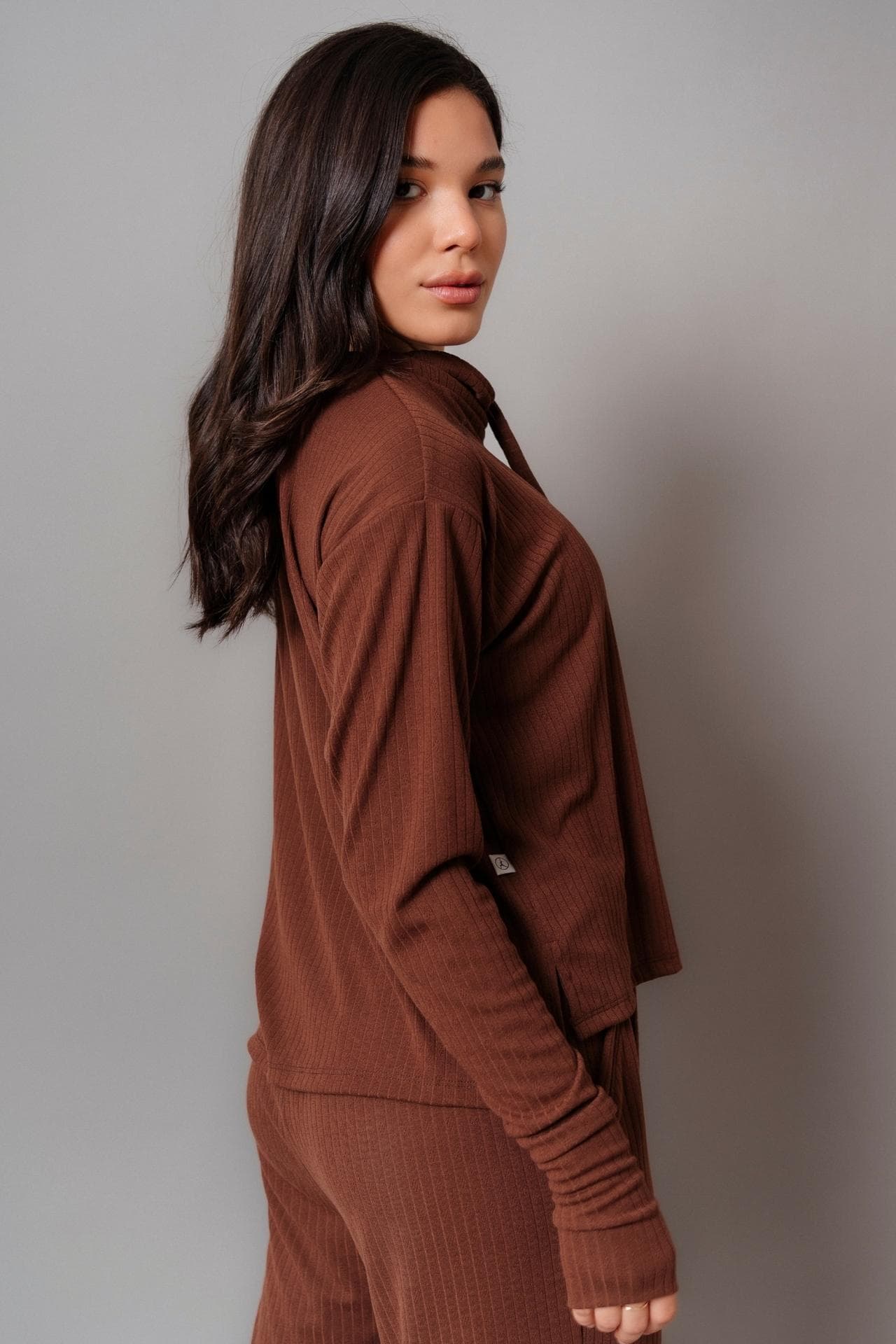 SET COMFY CHOCOLATE (POLERA + PALAZZO)