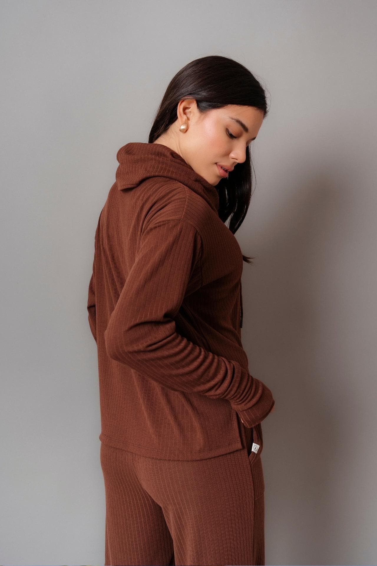 SET COMFY CHOCOLATE (POLERA + PALAZZO)