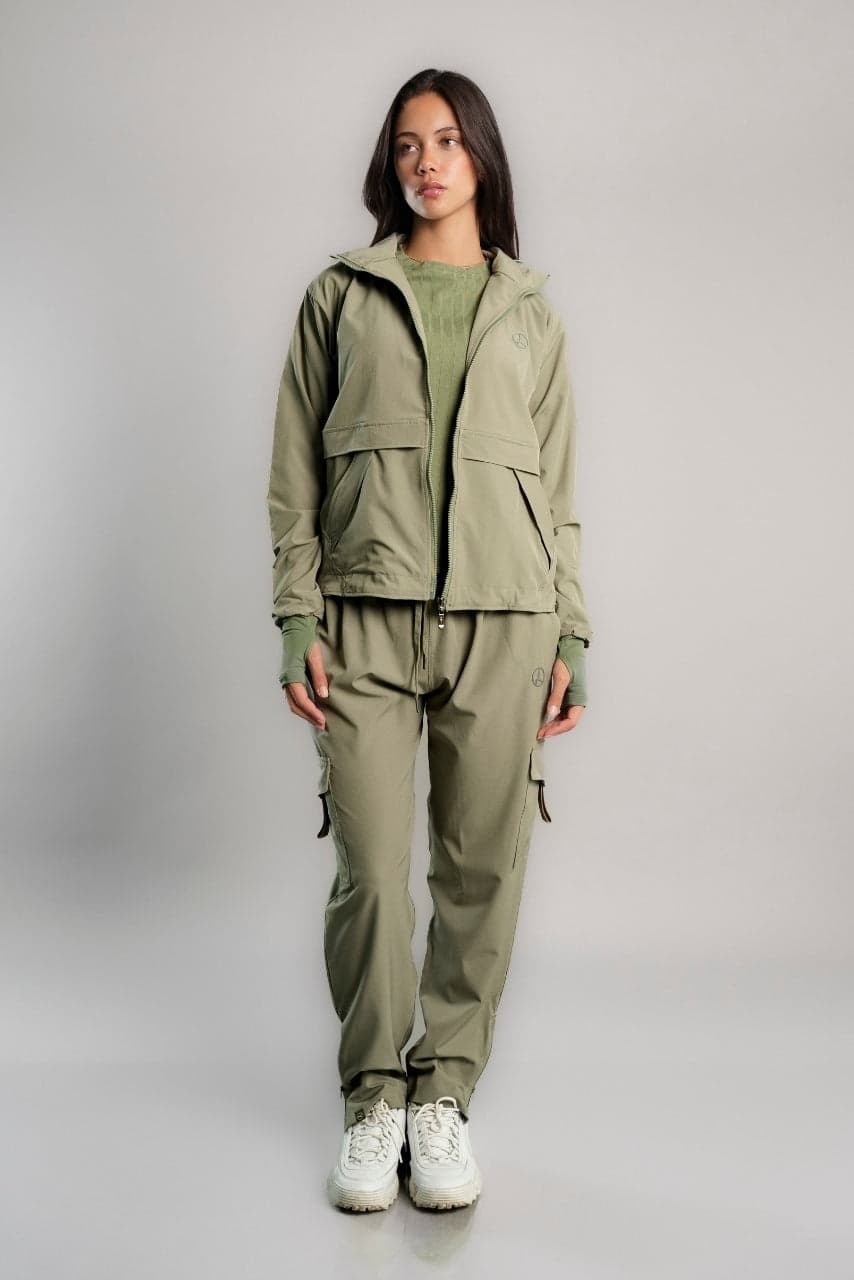SET OVERTRIP PRO OLIVO (CASACA + CARGO)