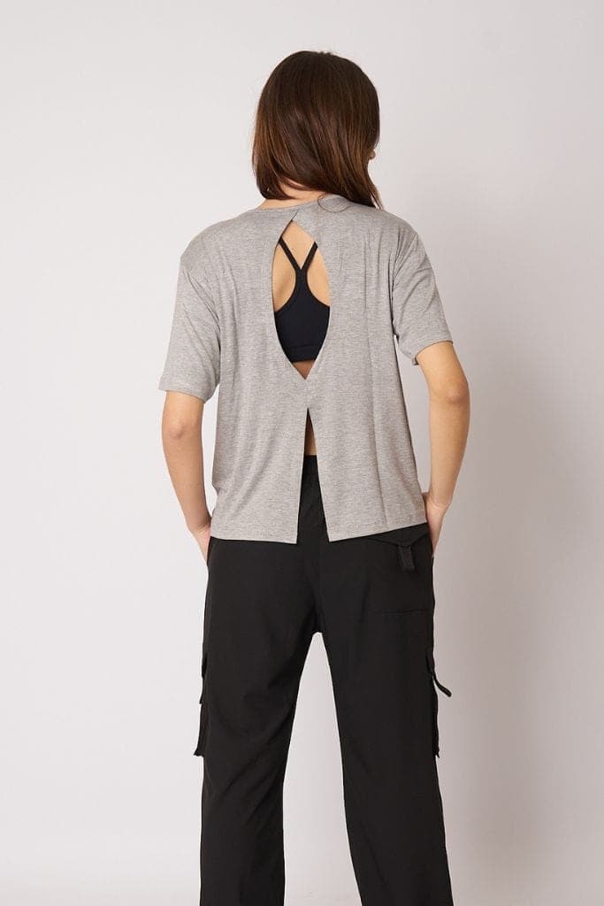 Polo open grey