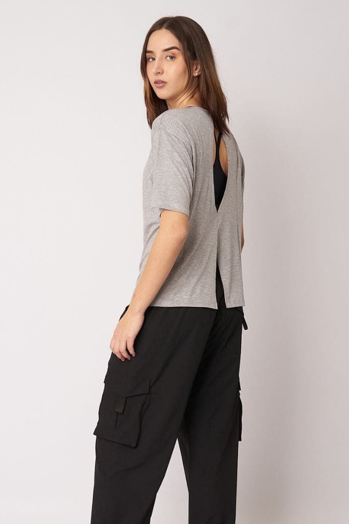 Polo open grey