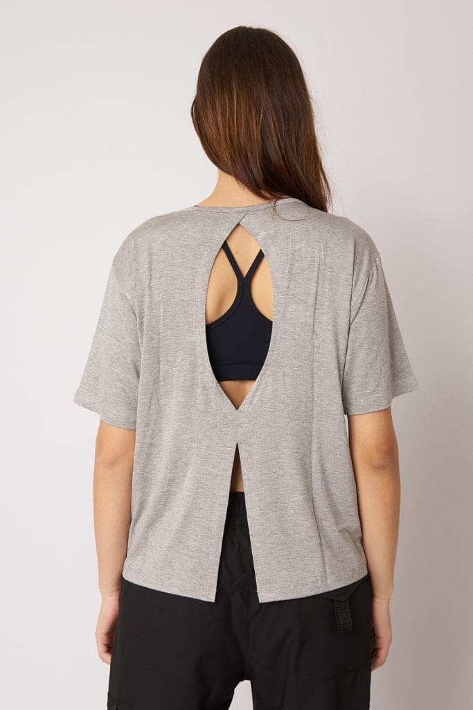 Polo open grey