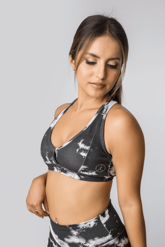 TOP FIT TIE DYE BLACK